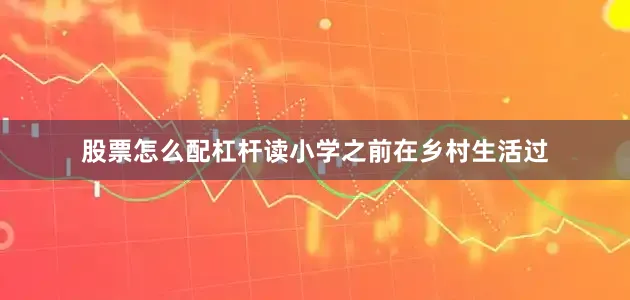 股票怎么配杠杆读小学之前在乡村生活过