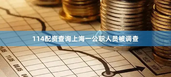 114配资查询上海一公职人员被调查