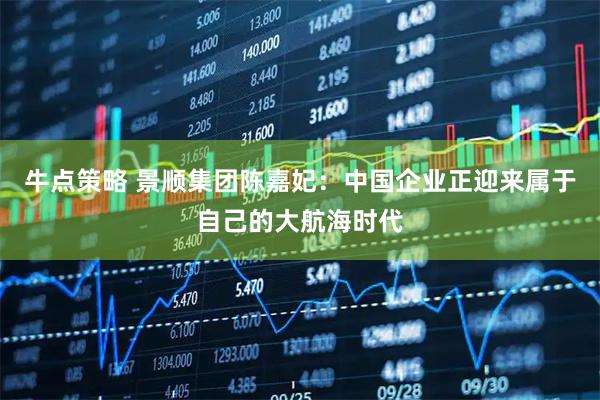 牛点策略 景顺集团陈嘉妃：中国企业正迎来属于自己的大航海时代